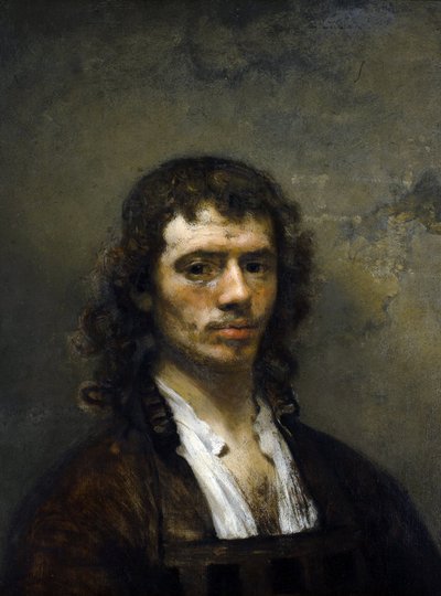 Autoportret, ok. 1645 (olej na drewnie) autorstwa Carel Fabritius