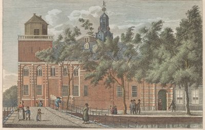 Budynek Akademii w Lejdzie, ok. 1790 Akademia w Leiden / Vue de L