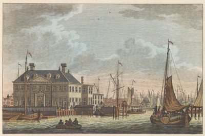 Widok Karczmy Nowe Miasto, ok. 1790 Nieuwe Stads-Herberg w Amsterdamie / Vue de L