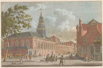 Kościół Waloński w Rotterdamie, ok. 1790 Kościół francuski w Rotterdamie / L