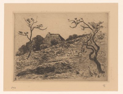 Dom za wzgórzem w pobliżu Materborn autorstwa Carel Nicolaas Storm van 