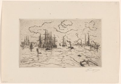 Statki na Maas autorstwa Carel Nicolaas Storm van 