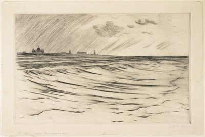 Surf morski autorstwa Carel Nicolaas Storm van 