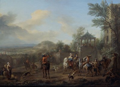 Wyjazd na polowanie autorstwa Carel van Falens or Valens