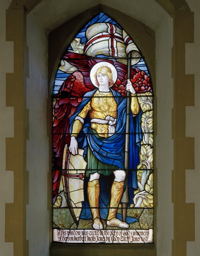 Betws Bledrws, St Bledrws, Shrigley & Hunt (1873-1982), Carl Almquist, St Michael, 1887 autorstwa Carl Almquist