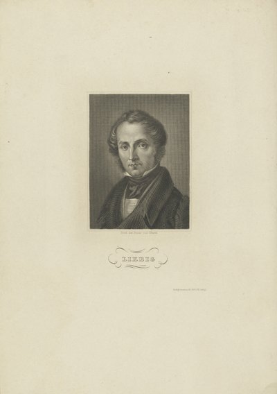 Portret chemika Justusa von Liebiga, ok. 1930 r. 1840 autorstwa Carl Barth