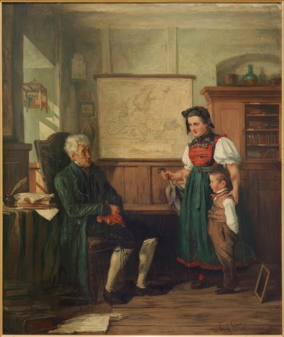 Pierwsza lekcja autorstwa Carl Bernhard Schlösser