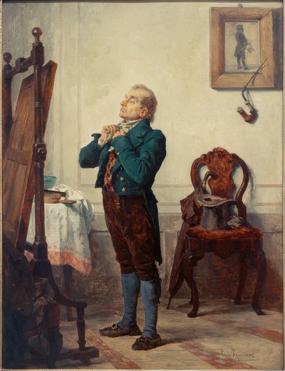 Pan przed lustrem autorstwa Carl Bernhard Schlösser