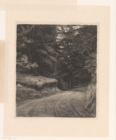 leśna droga autorstwa Carl Bloch