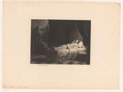Śmierć jako dama z czcicielem autorstwa Carl Bloch
