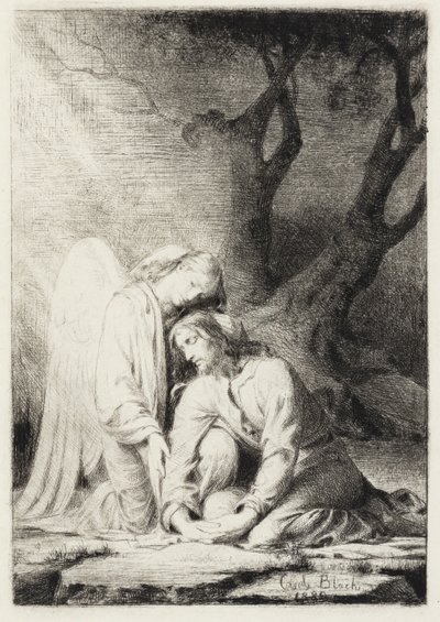 Chrystus w Getsemani autorstwa Carl Bloch