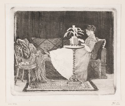 Pani czytająca autorstwa Carl Bloch