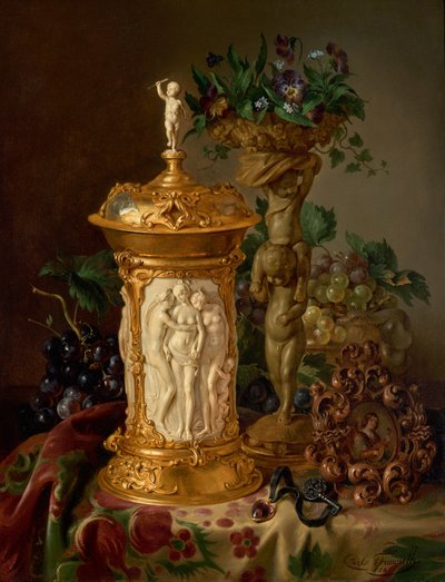 martwa natura autorstwa Carl Borromäus Fruwirth