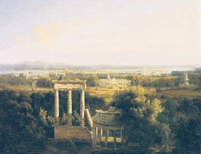 widok z Ruinenberg do Sansouci autorstwa Carl Daniel Freydanck
