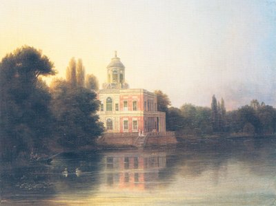 widok na Marmorpalais bei Potsdam autorstwa Carl Daniel Freydanck