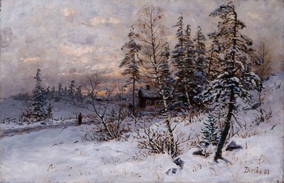 Zima autorstwa Carl Edvard Diriks