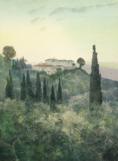 Willa Bocklin, Fiesole autorstwa Carl Ernest von Stetten