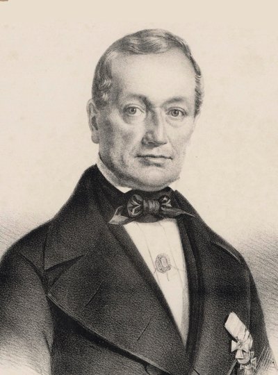 Portret kompozytora Heinricha Augusta Neithardta 1793-1861, ok. 1930 r. 1850. autorstwa Carl Fischer