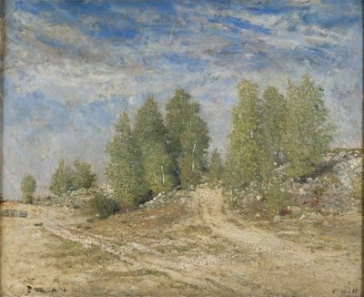 Żwirowe zbocze autorstwa Carl Fredrik Hill
