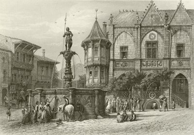 Ratusz, Hildesheim autorstwa Carl Friedrich Heinrich Werner