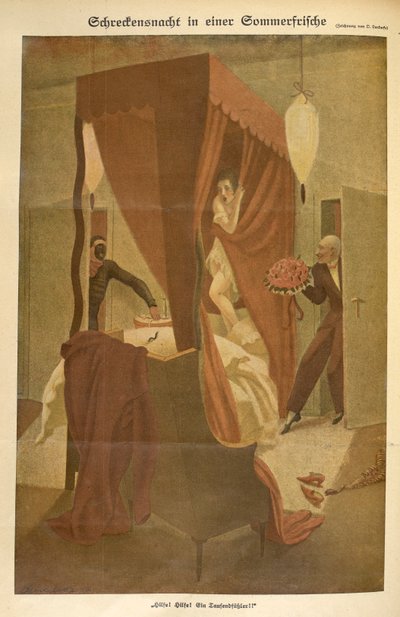 Noc grozy w letnim odosobnieniu: Noc grozy w lecie”. autorstwa Carl Friedrich Otto Lendecke