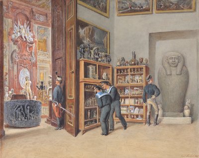 Szafa wejściowa do kolekcji egipskiej autorstwa Carl Goebel d. J.