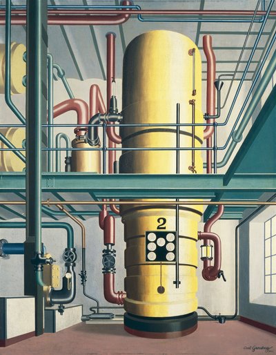 Żółty kocioł autorstwa Carl Grossberg