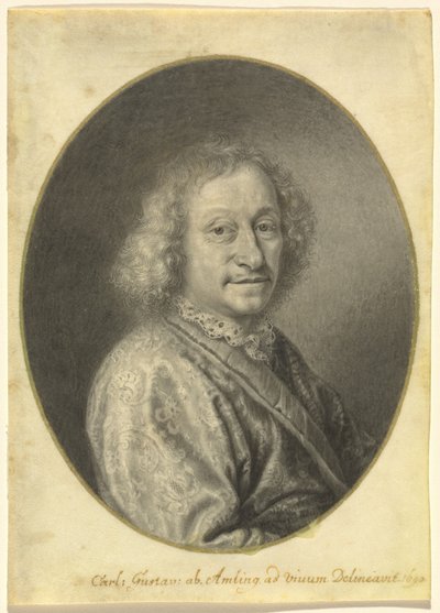 Portret dżentelmena autorstwa Carl Gustav Amling