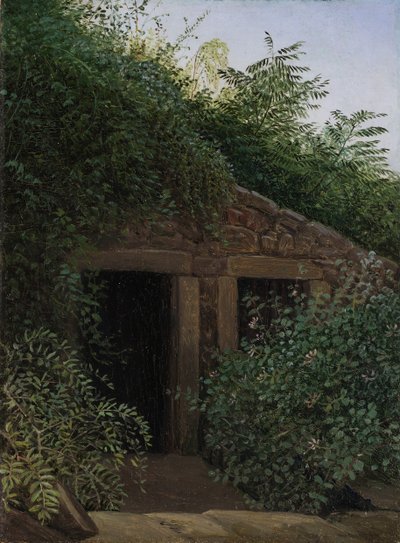 Zarośnięty szyb kopalniany 1824. autorstwa Carl Gustav Carus