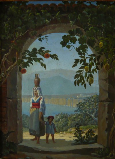 Wspomnienie Sorrento autorstwa Carl Gustav Carus