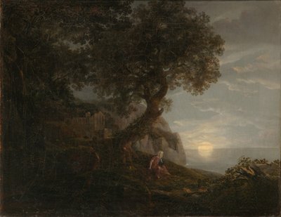 Wschód Księżyca autorstwa Carl Gustav Carus