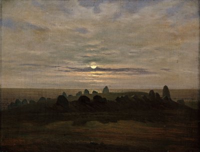 Twierdza z epoki kamienia w Nobbin, wyspa Rugia autorstwa Carl Gustav Carus
