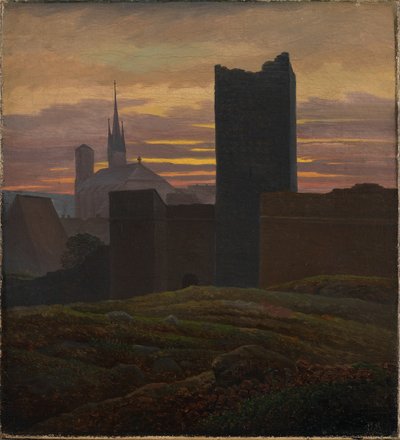 Zamek Cesarski, Eger autorstwa Carl Gustav Carus