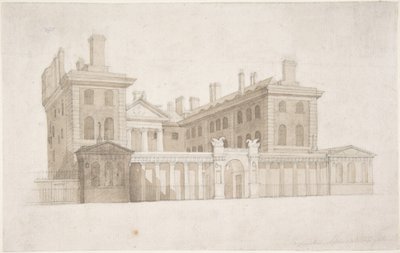 Stara Admiralicja w Londynie autorstwa Carl Gustav Carus