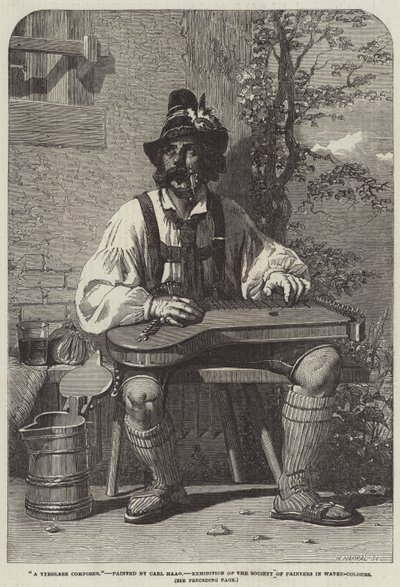 Kompozytor tyrolski autorstwa Carl Haag