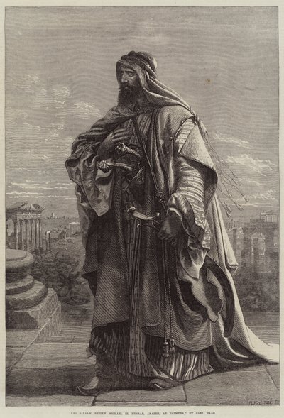 S Salam, Szejk Michel El Masrib, Anza, w Palmira autorstwa Carl Haag