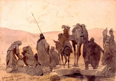 Fontanna Dziewicy, Nazaret autorstwa Carl Haag