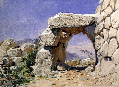 „Porta Saracinesa w Signe” autorstwa Carl Haag