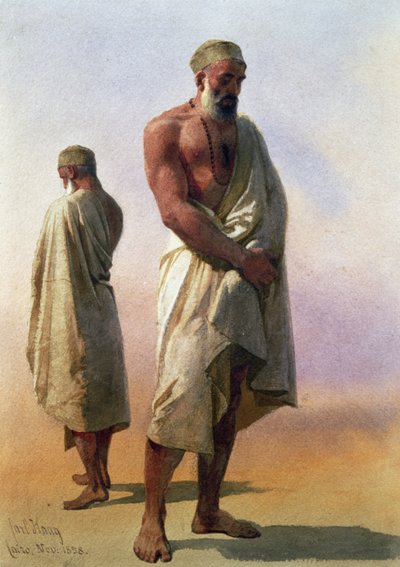 Dwaj derwisze, 1858 autorstwa Carl Haag