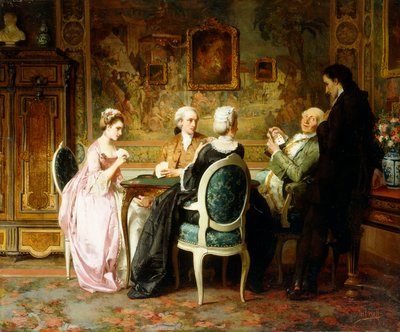 Gra karciana, autorstwa Carl Heinrich Hoff
