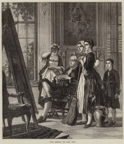Krytycy autorstwa Carl Heinrich Hoff