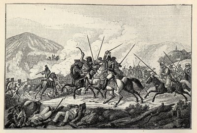 Schwytanie generała Vandamme w bitwie pod Kulm 30 sierpnia 1813 r. autorstwa Carl Heinrich Rahl
