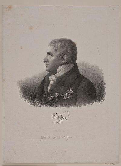 Johan Cornelius Krieger autorstwa Carl Henckel