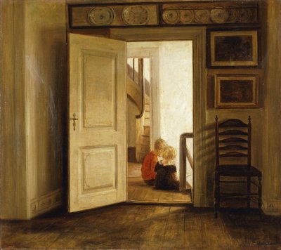 Dzieci we wnętrzu autorstwa Carl Holsoe