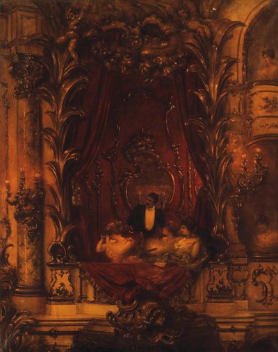 Wieczór w Operze autorstwa Carl Kahler