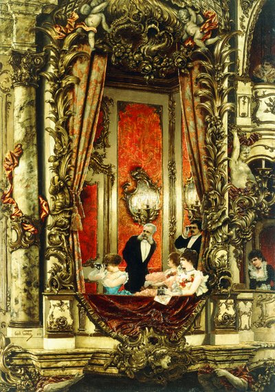 Franciszek Józef w Operze, 1883 autorstwa Carl Kahler