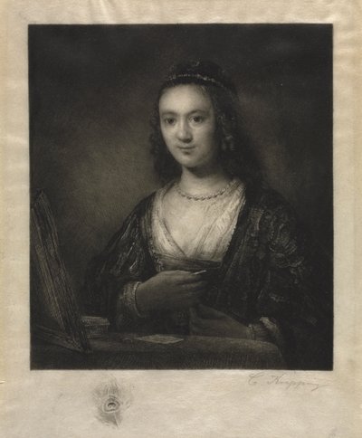 Portret kobiety autorstwa Carl Köpping
