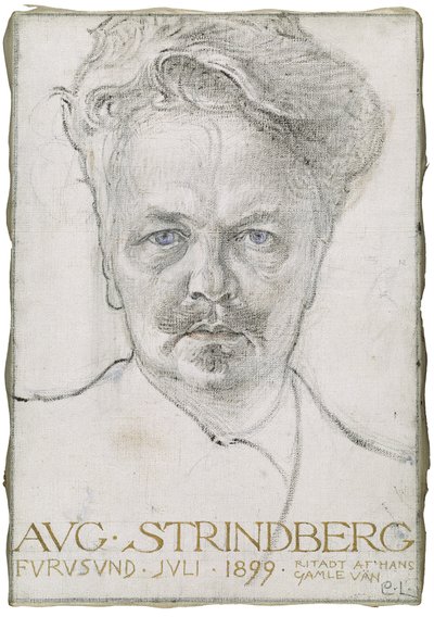 August Strindberg autorstwa Carl Larsson