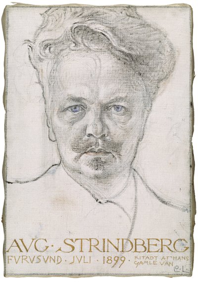 August Strindberg, 1899 autorstwa Carl Larsson