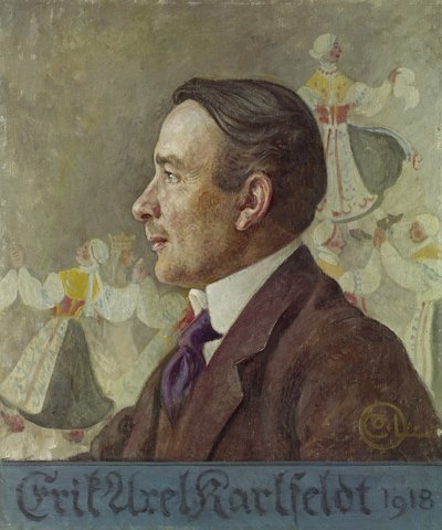 Erik Axel Karlfeldt, 1918 autorstwa Carl Larsson
